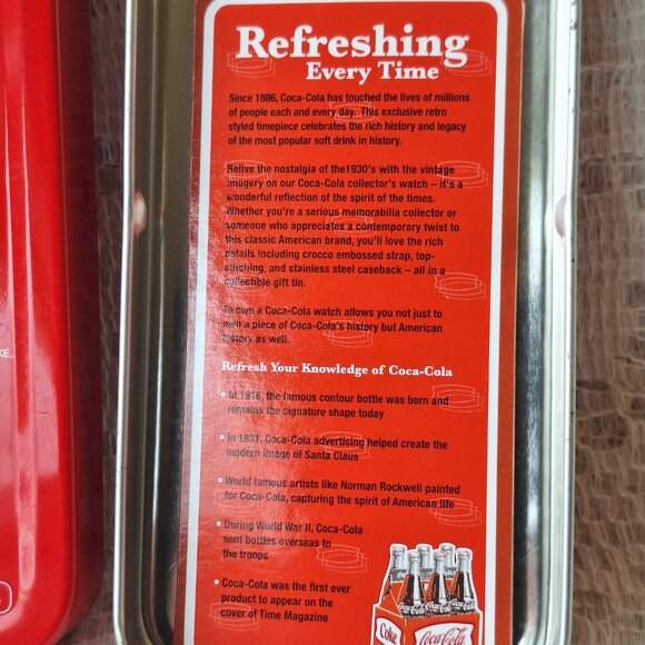Vintage "Drink Coca Cola" Vending Machine & Coca Cola Collectable Watch. - Picture 6 of 9